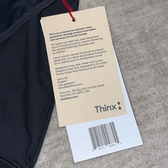 NWT Thinx  Hiphugger Period Underwear Size  2XL - Picture 6 of 8